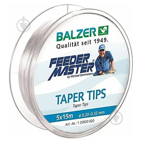 Леска Balzer Taper Tips 5*15м 75м 0,20-0,32мм - фото 1