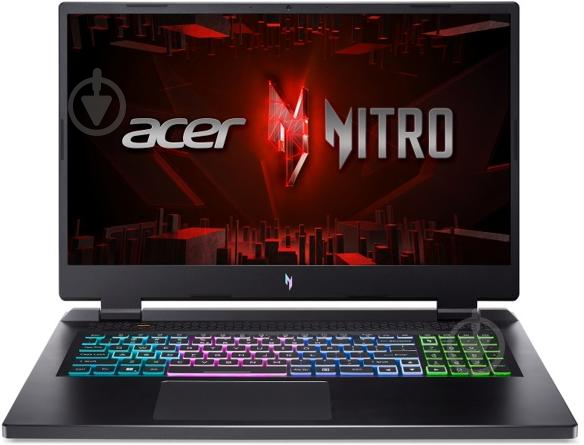 Ноутбук Acer Nitro 17 AN17-71 17,3" (NH.QJGEU.003) obsidian black - фото 1