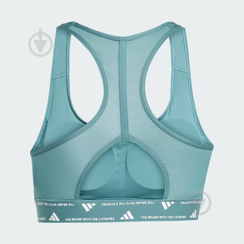 Бра Adidas TLRDRCT HS BRA JW5262 р.M-A/B зеленый - фото 7