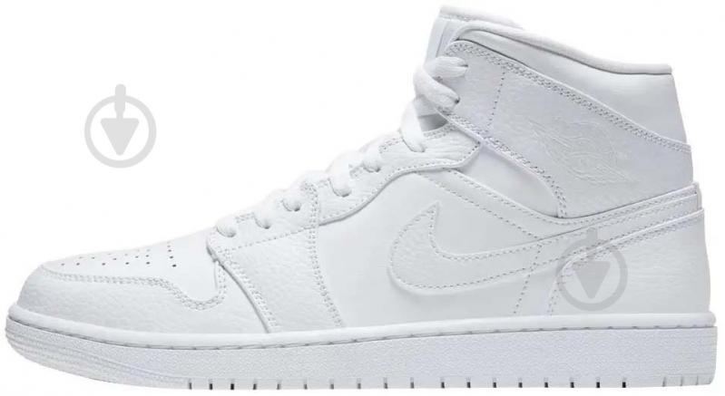 Кроссовки мужские демисезонные Jordan AIR 1 MID 554724-130 р.44,5 белые - фото 2