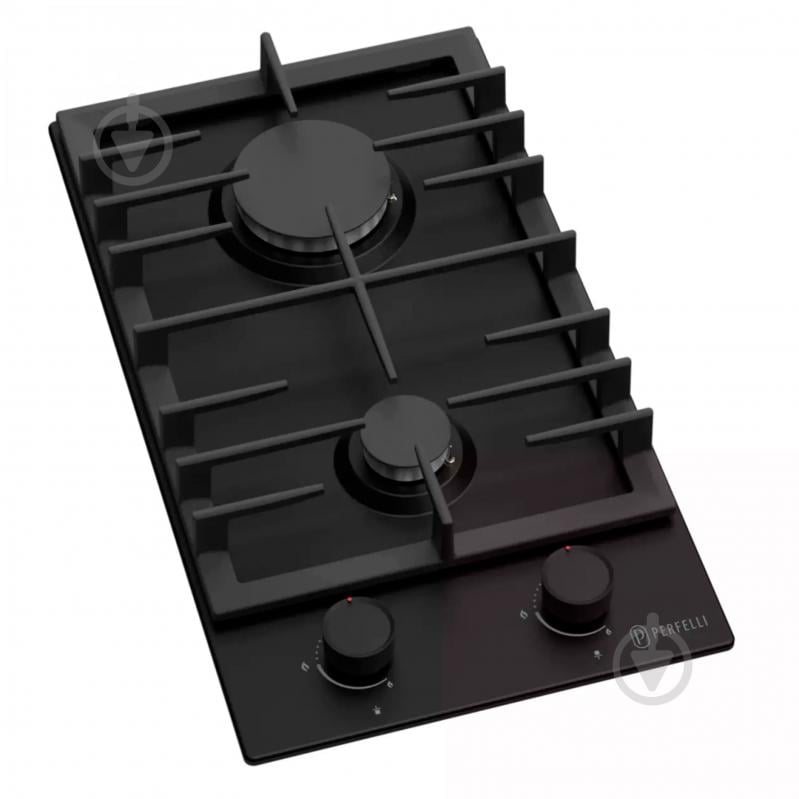 Варочная поверхность газовая Perfelli DIAMOND M39C NERO - фото 2