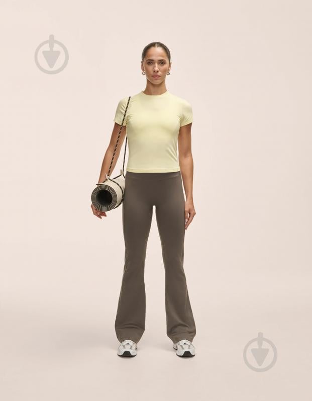 Футболка Casall Cotton Blend Slim Tee 25011-585 р.S жовтий - фото 4