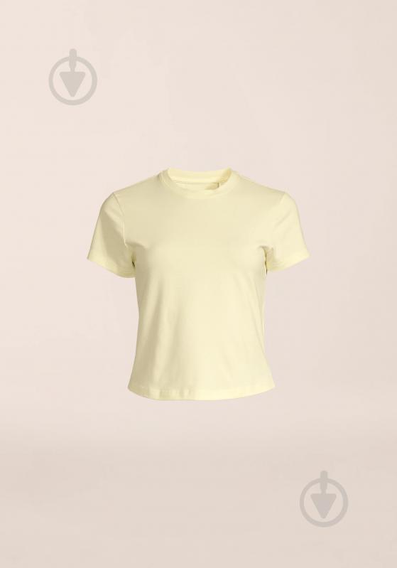 Футболка Casall Cotton Blend Slim Tee 25011-585 р.S жовтий - фото 5