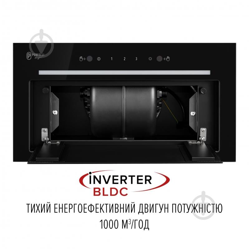Вытяжка Perfelli Design FILINI 5NW NERO SILENZIO - фото 5