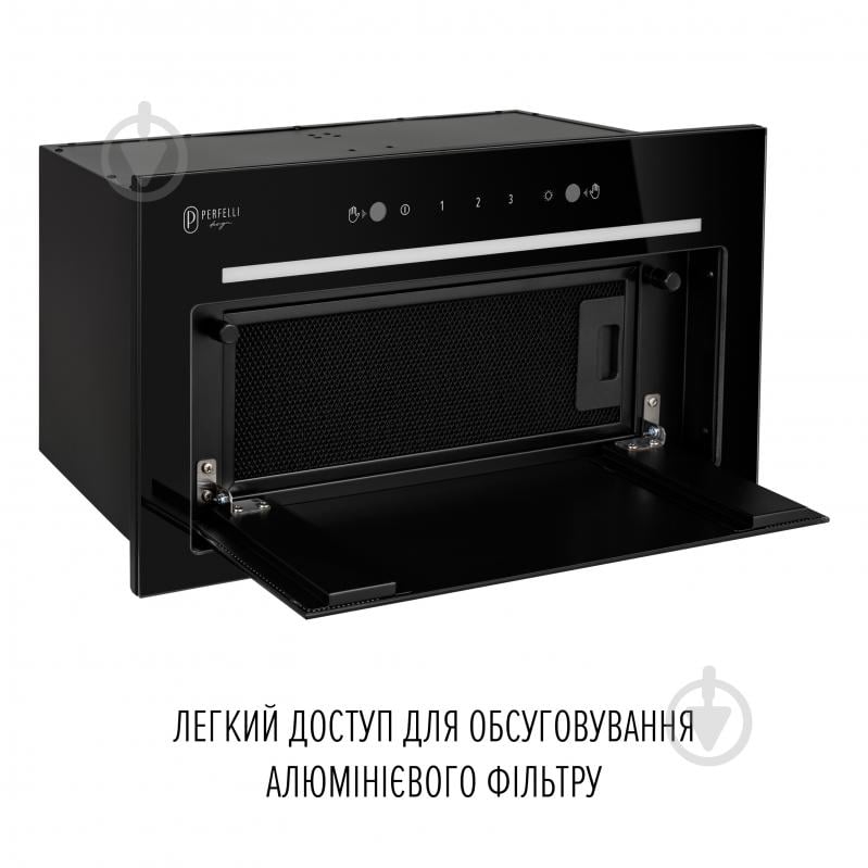 Вытяжка Perfelli Design FILINI 5NW NERO SILENZIO - фото 8