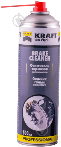 Очисник гальм Kraft Brake Cleaner 500 мл - фото 2