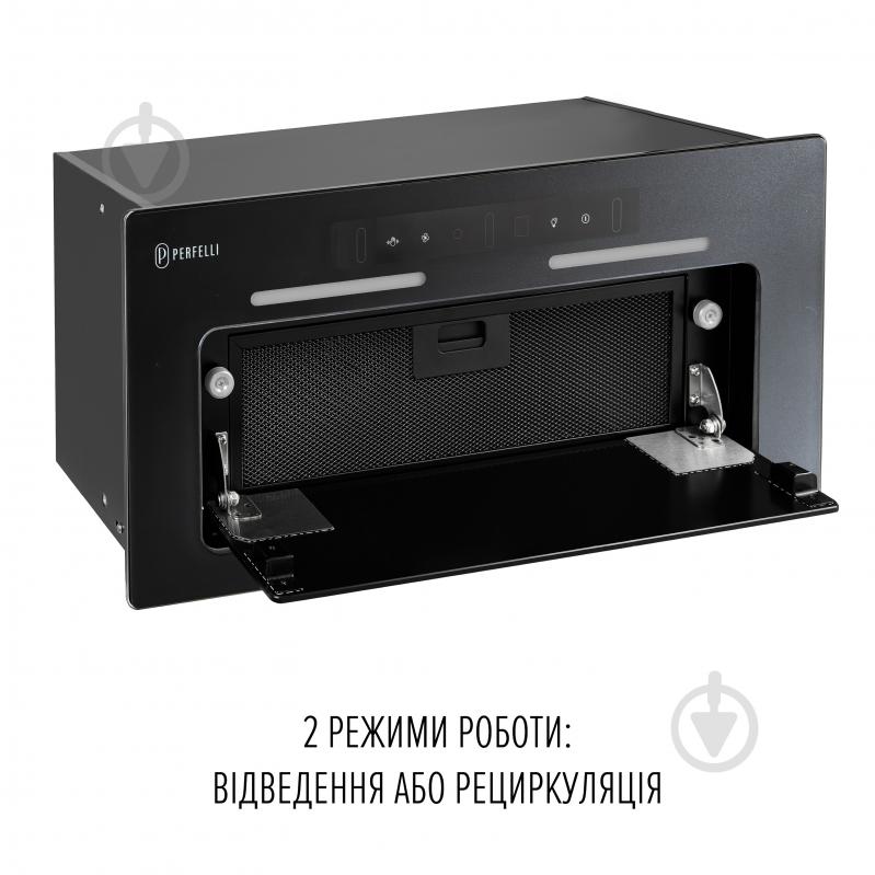 Вытяжка Perfelli NUOVA 6PWRBM NERO - фото 8 Вытяжка Perfelli NUOVA 6PWRBM NERO - фото 8