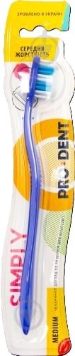 Зубна щітка Prodent Simply середньої жорсткості 1 шт. - фото 1
