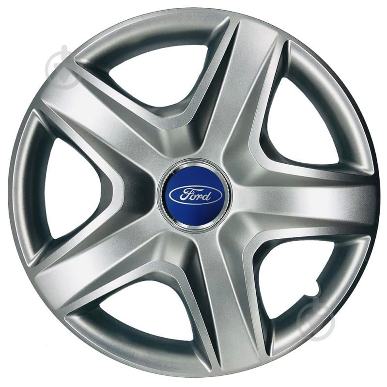 Ковпак для коліс SKS Ford 202 R14" 4 шт. срібний - фото 1