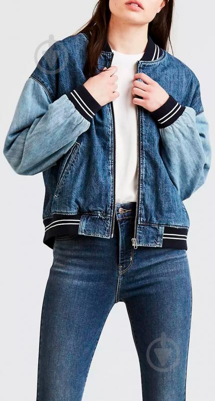 Куртка жіноча LEVIS 56634;0000 р.L синя - фото 2