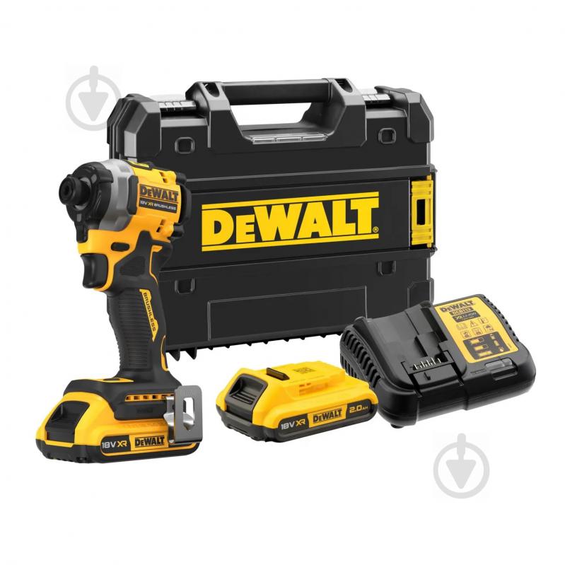 Шуруповерт ударний акумуляторний DeWalt DCF850D2T - фото 1