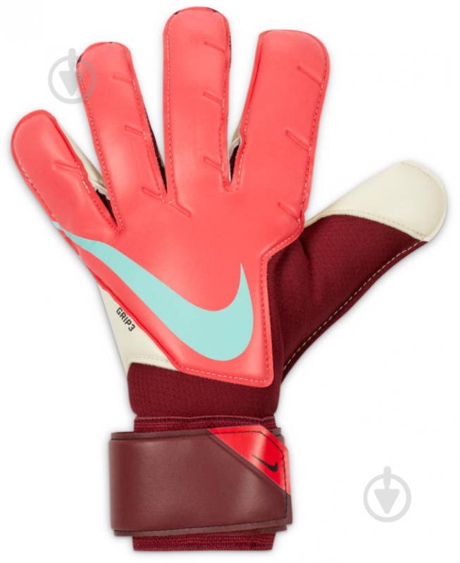 Вратарские перчатки Nike Grip3 Gloves CN5651-660 9 красный - фото 2