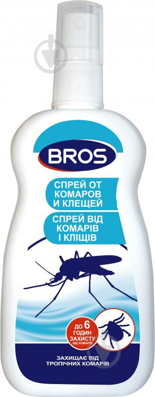 Спрей от клещей и комаров Bros 100 мл - фото 2