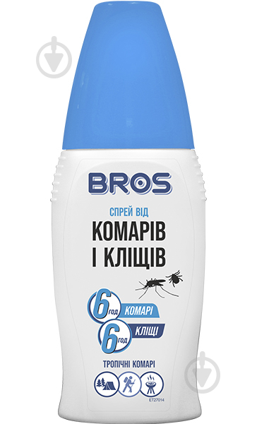 Спрей от клещей и комаров Bros 100 мл - фото 1