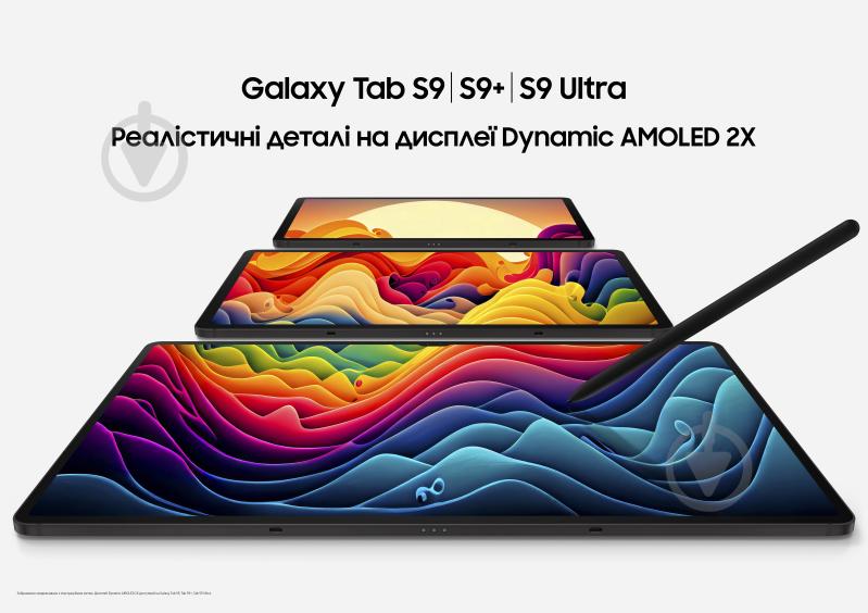 Планшет Samsung Galaxy Tab S9 + 5G 12/256GB Graphite (SM-X816BZAASEK) - фото 13