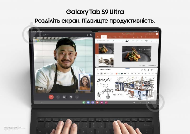 Планшет Samsung Galaxy Tab S9 + 5G 12/256GB Graphite (SM-X816BZAASEK) - фото 15