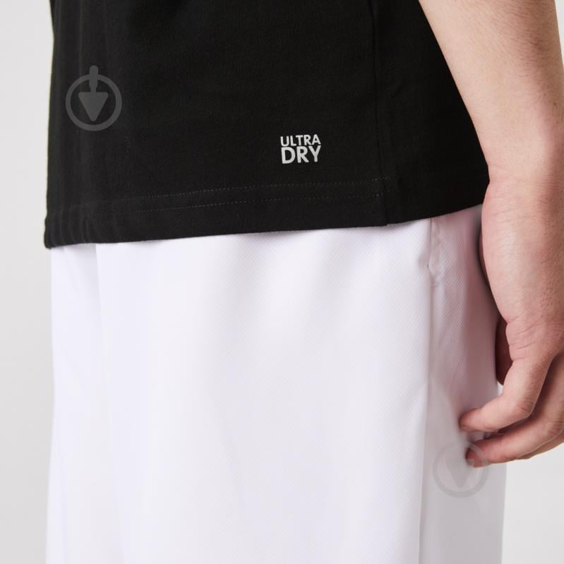 Футболка Lacoste Technical Cotton Tennis T-Shirt TH7618031 р.4 черный - фото 5