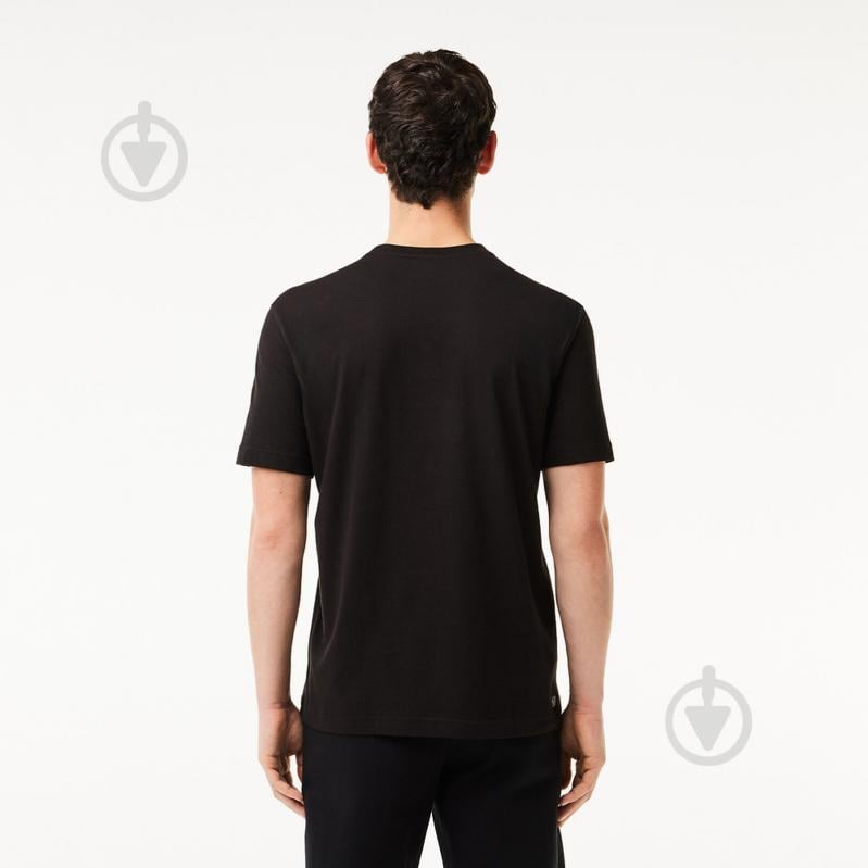 Футболка Lacoste Technical Cotton Tennis T-Shirt TH7618031 р.4 черный - фото 8