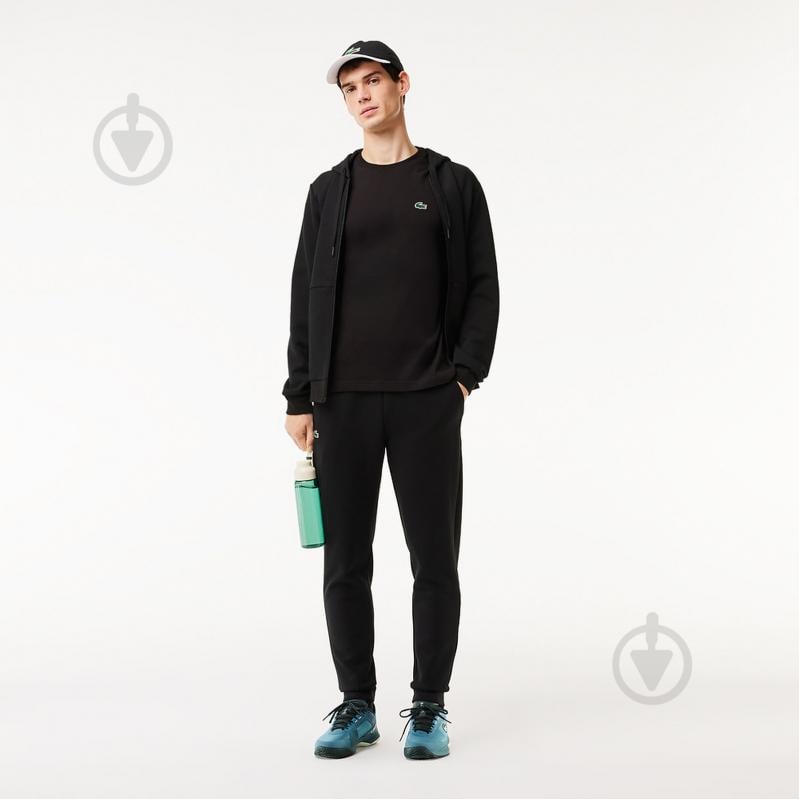 Футболка Lacoste Technical Cotton Tennis T-Shirt TH7618031 р.4 черный - фото 9