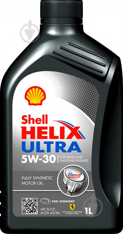 Моторное масло SHELL Helix Ultra 5W-30 1 л (ТОВ-У504584) - фото 1