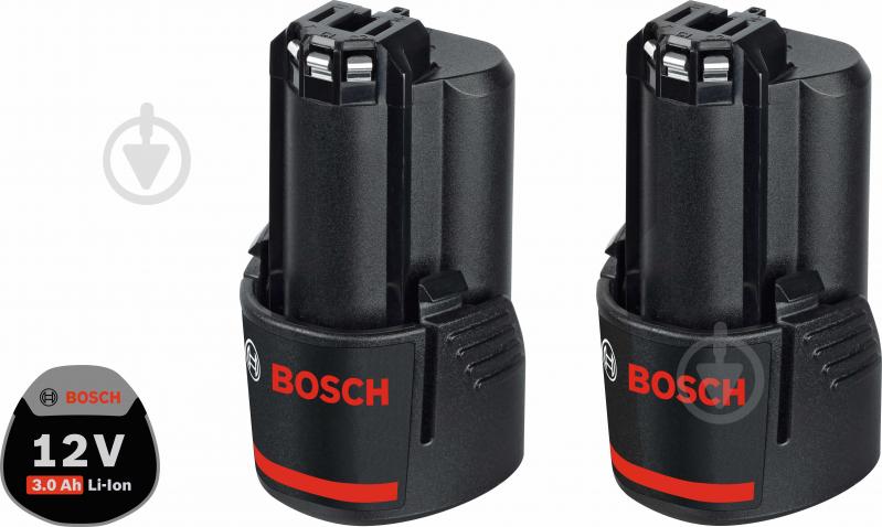 Аккумулятор Bosch Professional 12,0V 3Ah Battery Pack 2 x GBA 1600A00X7D - фото 1