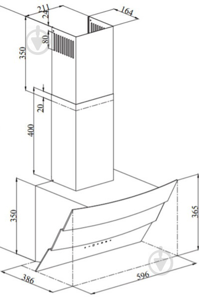 Витяжка Beko HCA62640B - фото 4