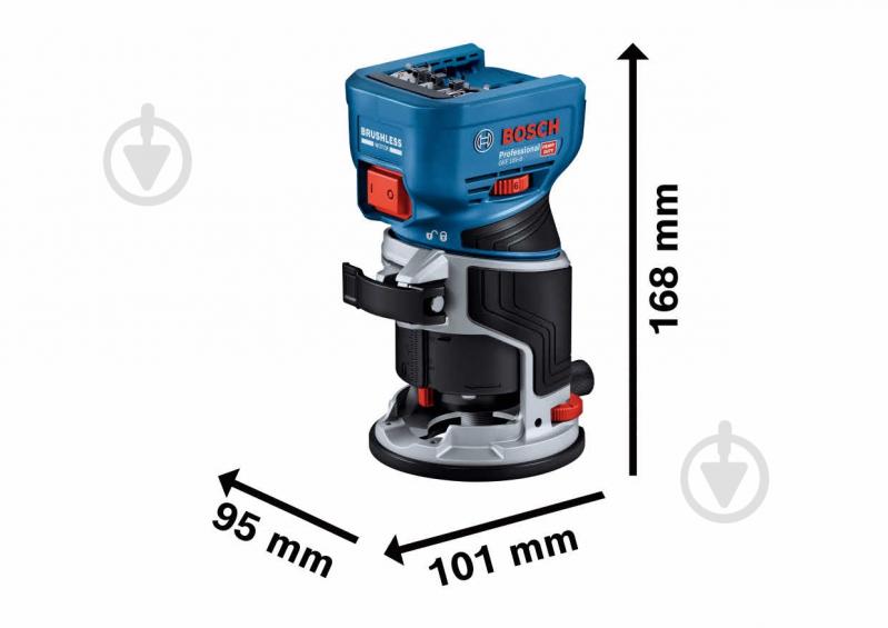 Фрезер Bosch Professional GKF 18V-8 06016C2000 - фото 3