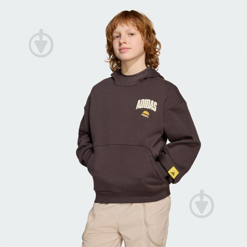 Джемпер Adidas J SIM HD JL9181 р.152 черный - фото 1