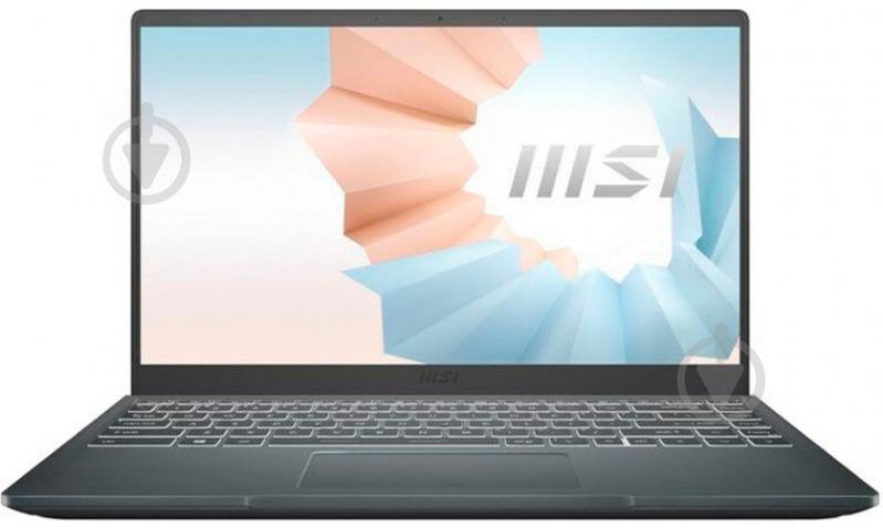 Ноутбук MSI Modern CI7-1165G7 14 (MODERN 14 B11MOU-454XUA) grey - фото 1