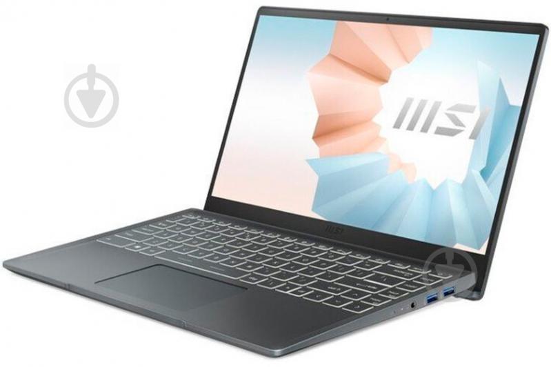 Ноутбук MSI Modern CI7-1165G7 14 (MODERN 14 B11MOU-454XUA) grey - фото 3