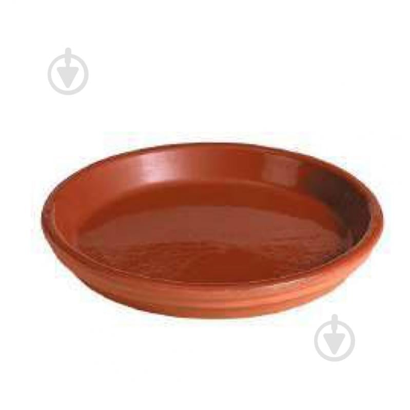 Піддон Terracotta керамика коричневый 36 см (87361QZ) DEROMA - фото 1 Піддон Terracotta керамика коричневый 36 см (87361QZ) DEROMA - фото 1