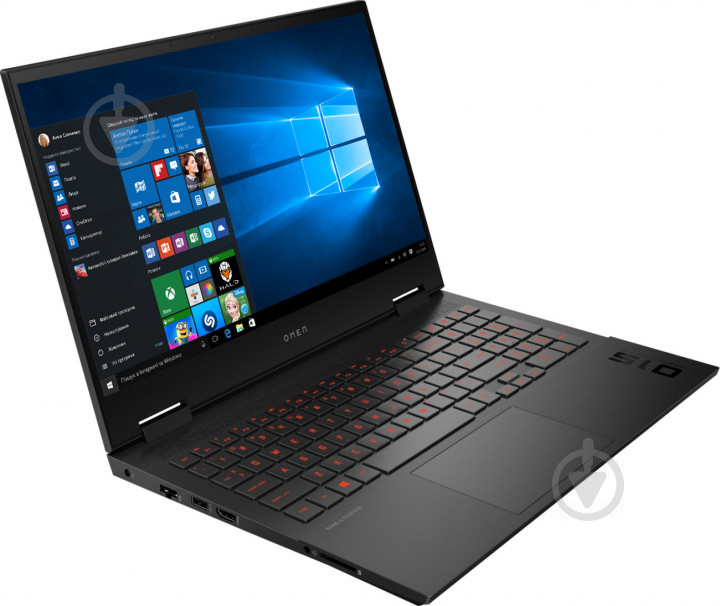 Ноутбук HP OMEN 15-EK0006UR 15,6 (104L3EA) black - фото 2