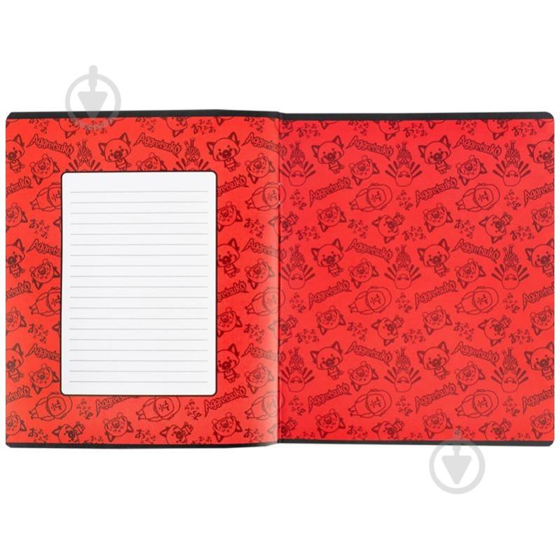 Набір зошитів 24 арк. клітинка Aggretsuko 5 шт. KITE - фото 5