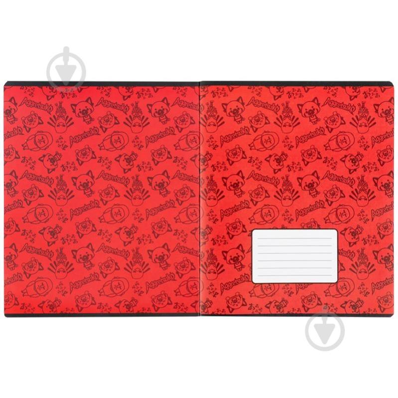 Набір зошитів 24 арк. клітинка Aggretsuko 5 шт. KITE - фото 3