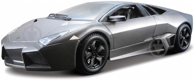 Автоконструктор Bburago 1:24 Lamborghini Reventon сiрий металiк 18-25081 - фото 1