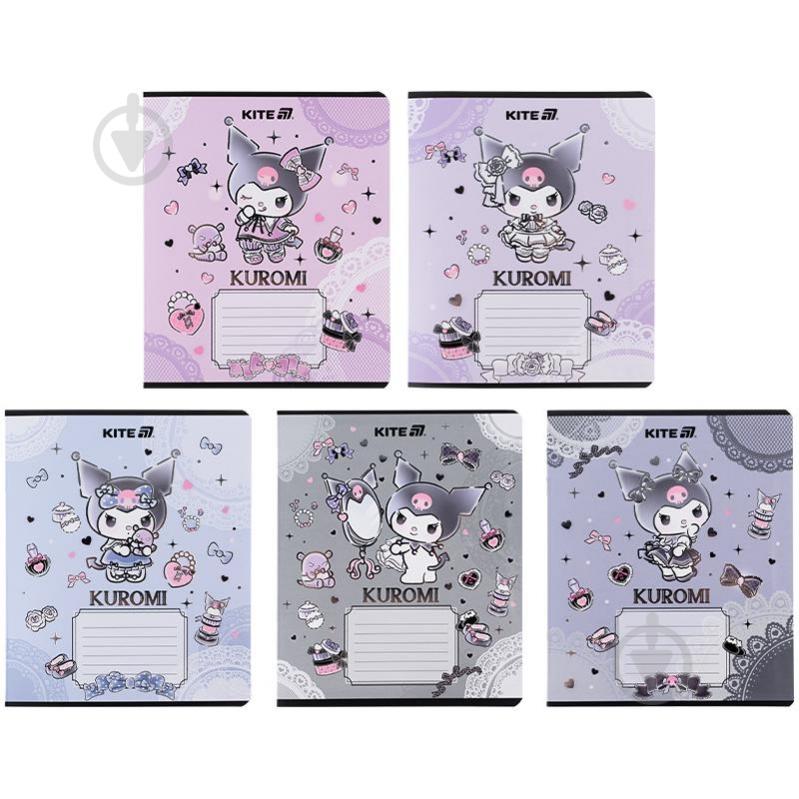 Набір зошитів 18 арк. лінійка Hello Kitty 5 шт. HK25-237-1/5 KITE - фото 1