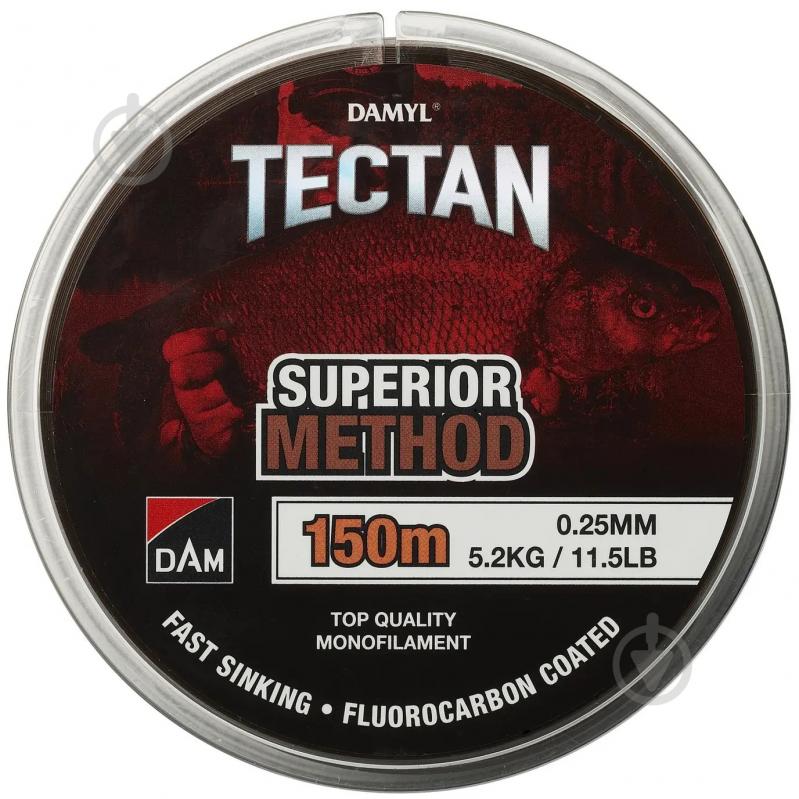 Леска DAM Damyl Tectan Superior FCC Method 150м 0,16мм 2,3кг - фото 1 Леска DAM Damyl Tectan Superior FCC Method 150м 0,16мм 2,3кг - фото 1