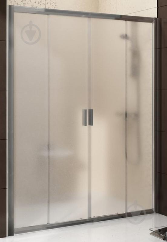 Душевые двери Ravak BLDP4-160 Satin+Glass Transparent - фото 2
