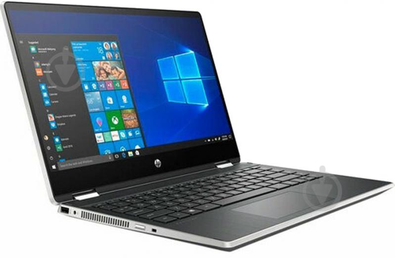 Ноутбук HP Pavilion x360 14 (104A7EA) silver - фото 3