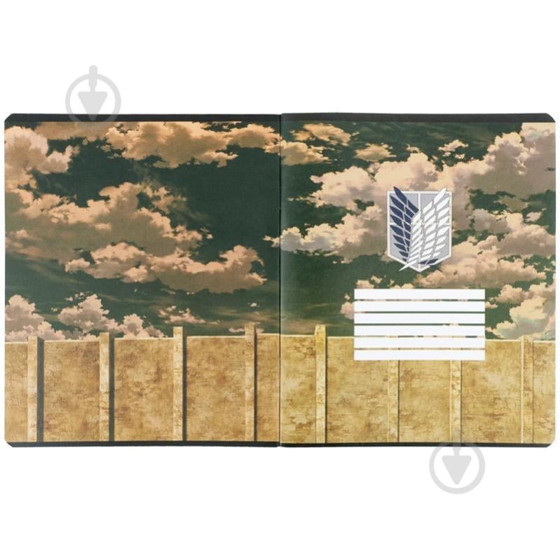 Набір зошитів 24 арк. клітинка Attack on Titan Season 1-3 5 шт. KITE - фото 3