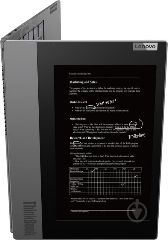 Ноутбук Lenovo ThinkBook Plus IML 13,3 (20TG005ARA) grey - фото 10