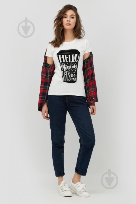 Футболка YAPPI WW1280 р.L белый - фото 2 Футболка YAPPI WW1280 р.L белый - фото 2