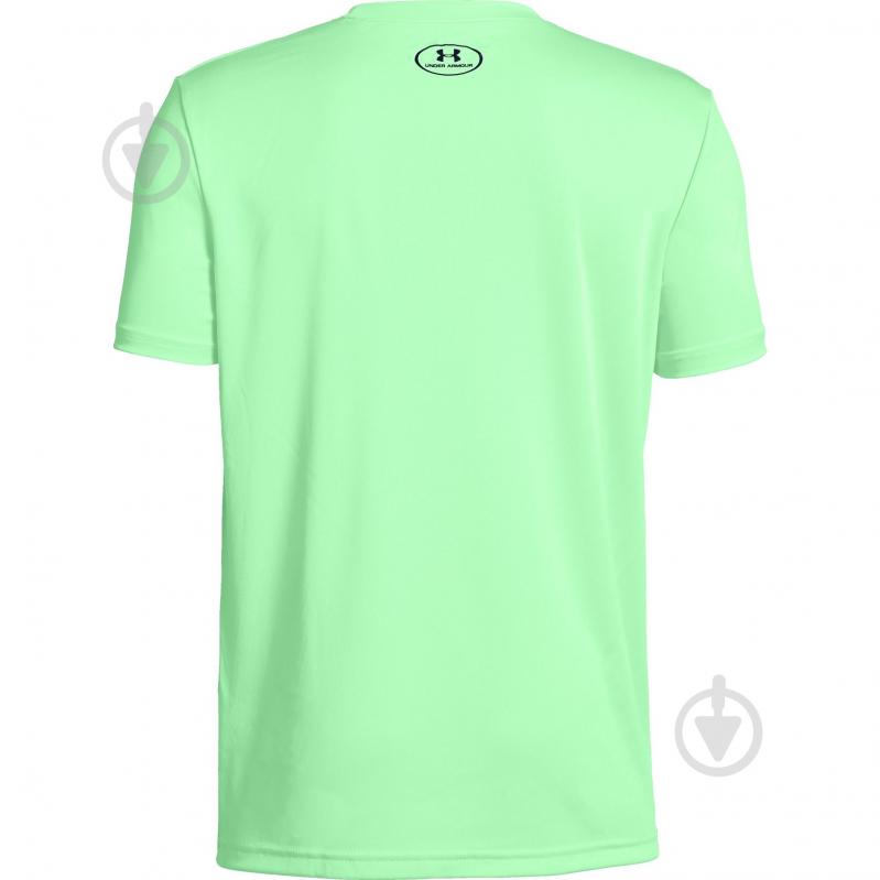 Футболка Under Armour Tech Big Logo Solid Tee 1331687-375 р.M зеленый - фото 2