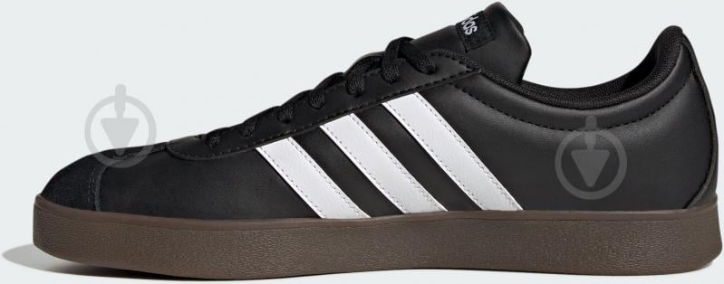 Кросівки чоловічі демісезонні Adidas VL COURT BASE ID3712 р.46 2/3 чорні - фото 2