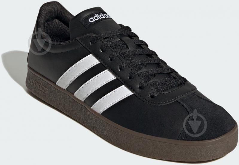 Кросівки чоловічі демісезонні Adidas VL COURT BASE ID3712 р.46 2/3 чорні - фото 3