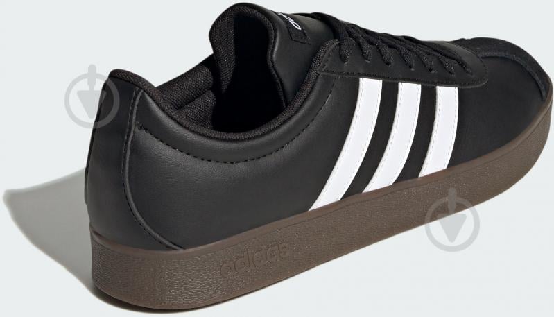 Кросівки чоловічі демісезонні Adidas VL COURT BASE ID3712 р.46 2/3 чорні - фото 4