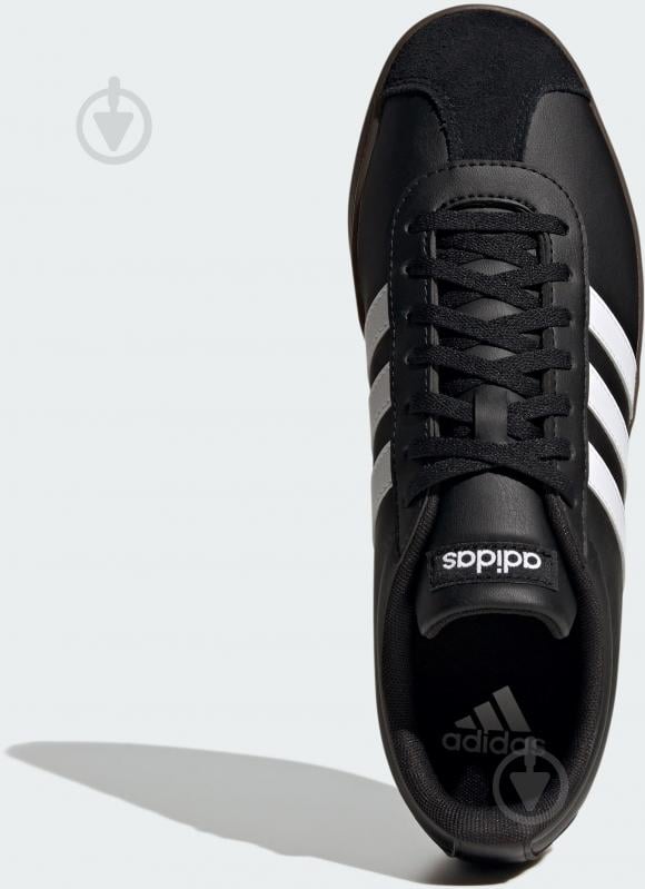 Кросівки чоловічі демісезонні Adidas VL COURT BASE ID3712 р.46 2/3 чорні - фото 5
