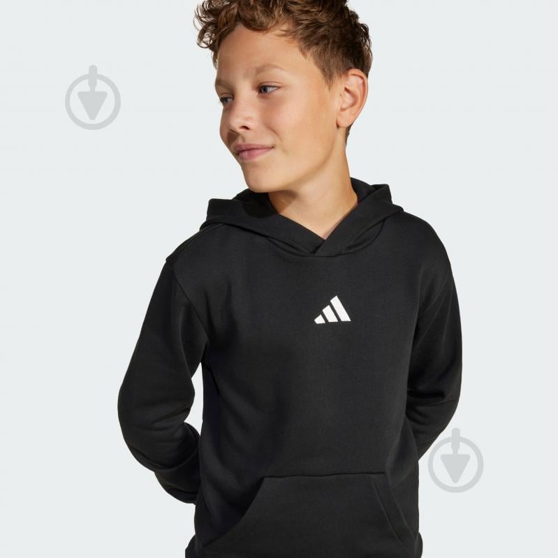 Джемпер Adidas J SL FL HD 225 JC9772 р.140 чорний - фото 3 Джемпер Adidas J SL FL HD 225 JC9772 р.140 чорний - фото 3