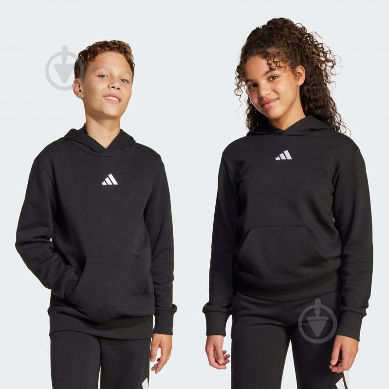 Джемпер Adidas J SL FL HD 225 JC9772 р.140 чорний - фото 5 Джемпер Adidas J SL FL HD 225 JC9772 р.140 чорний - фото 5