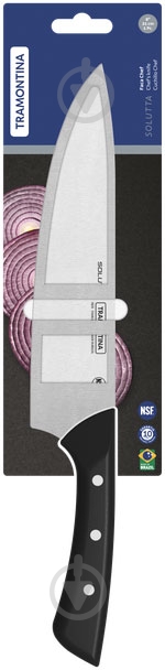 Нож поварской Tramontina Solutta 21 см 24254/108 - фото 2 Нож поварской Tramontina Solutta 21 см 24254/108 - фото 2